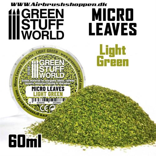 Micro Leaves - Light green mix 60 ml - mix af lysegrønne blade 60 ml